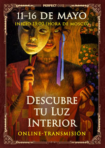 Transmisión de práctica de “Descubre tu Luz Interior” online